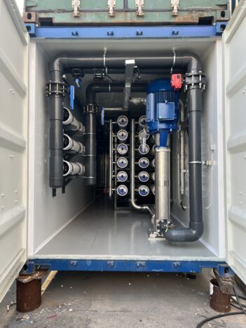 cbr-container-ro-uae-water-treatment Plug-and-play containerized RO plant for UAE oilfield water purification